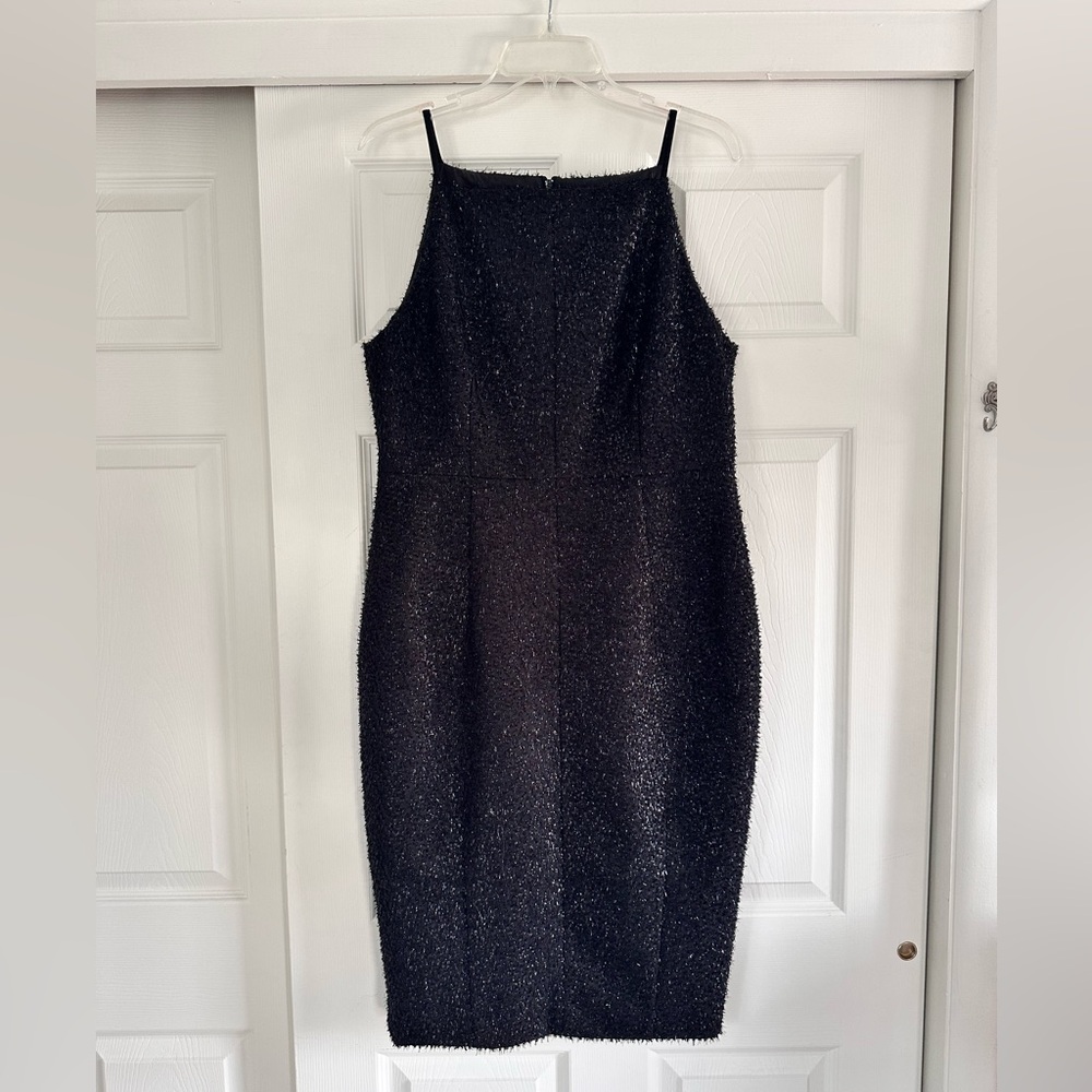 H&M Black Sparkle Midi Dress